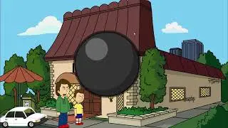 Classic Caillou Destroys Burger King/Grounded