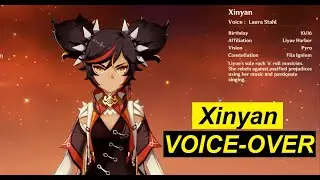 Xinyan English Voiced by Artist Laura Stahl - Voice Over Clips in Genshin Impact