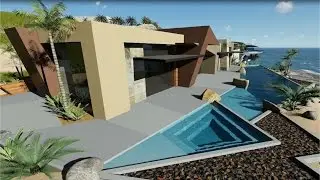 Hillside Ocean View Contemporary Modern House Villa