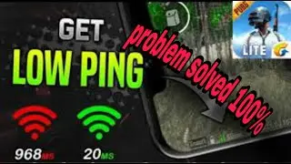 PUBG mobile Lite 0.17.0 High ping problem sloved | high ping issue sloved in PUBG mobile lite