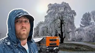 5 DAYS at subzero CAMPING.  - Twizel Hoar frost 2024