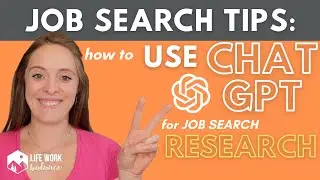 How to Use ChatGPT: Have AI help you with your job search RESEARCH **EXAMPLES INCLUDED!**