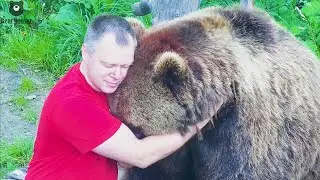 Мансурка рад приезду папы🐻❤️/Bear Mansur