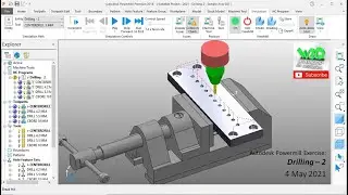 Autodesk Powermill Exercise - Drilling 2