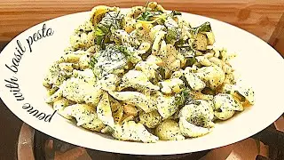 Penne with basil pesto chutney { Lee daves special recipe}