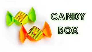 DIY🍬Origami Candy Box Tutorial🍬