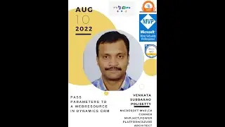 Back to Basics # 65: Pass Parameters to a Webresource in Dynamics CRM[Telugu]