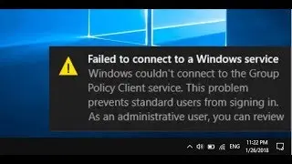 How to Fix All “Failed to Connect to a Windows Service” In Windows 10/8/7