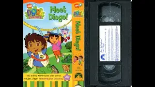 Opening to Dora the Explorer - Meet Diego! (US VHS; 2003)
