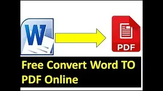 How to Word to PDF Convert Online ,,kisi word file ko pdf me kese badle