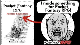 RPG Overview 172 Pocket Fantasy RPG: Random Encounters
