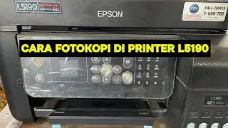 CARA FOTOKOPI DI PRINTER EPSON SERI L5190 | CARA MUDAH FOTOCOPY MENGGUNAKAN PRINTER L5190