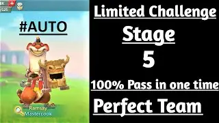 MasterCook Limited Challenge Stage 5 | Ramsay Stage 5 April 2023 - Lords Mobile