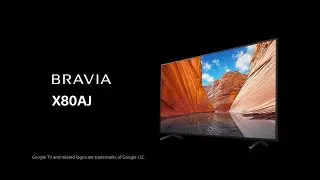 Sony BRAVIA X80AJ - 4K Ultra HD Smart TV (Google TV)