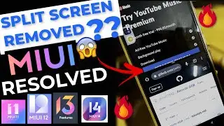 GET SPLIT SCREEN IN MIUI 14 13 12 11 | KISI BHI MIUI ME SPLIT SCREEN KAISE KRE | SPLIT SCREEN MIUI
