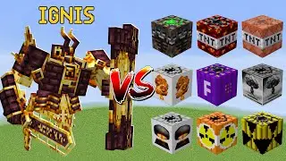 Ignis vs 30 Different TNTs! Can Ignis survive Nuclear TNTs?