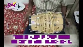 dholak nice design sheesham wood , hand made skin come with carry bag