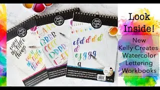 How to Learn Watercolor Lettering with Workbooks