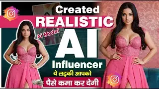 How I Created Realistic Indian AI Influencer | AI Instagram Model Kaise Banaye | AI Instagram Model