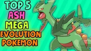 Ash's Top 5 Pokemon Who can Mega Evolve ( Explain in Hindi)