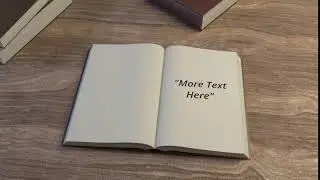 Book Intro Text With Logo Reveal
