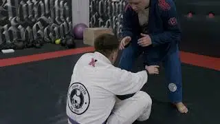 Tripod lapel sweep. Артёменко Вячеслав и Валентин Рубцов. Джиу-джитсу.