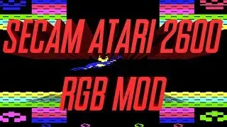 French Secam Atari 2600 - Teardown and RGB mod