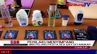 Lima Pelaku Pesta Sex Gay Ditangkap | SBR | BANDUNG TV