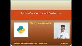 Python Constructor and Destructor