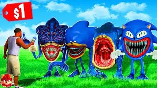 Comprando TODOS LOS SHIN SONIC MONSTRUOS Por 1$ En GTA 5 !! (Increible)