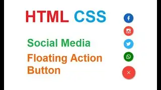 HTML CSS Floating Action Button