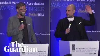 Jürgen Klopp and Pep Guardiola joke about trophy success: 'Maybe we can swap?'