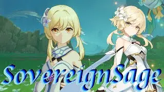 Genshin Impact: Lumine | Slow Camera Gaze Follow