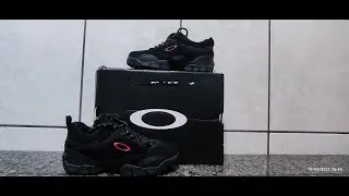 Tênis Couro Oakley Modoc Low 3.0 -unissex Preto+Vermelho