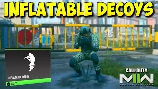 INFLATABLE Decoys In MODERN WARFARE 2 BETA!