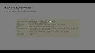 System Logging and Tracing