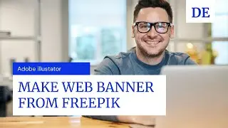 How to Make Website Banner From Freepik Template?