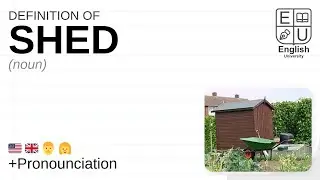 SHED meaning, definition & pronunciation | What is SHED? | How to say SHED