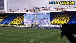 Ankaragücü - Tuzlaspor Maraton Tribünü Kareografi