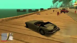 GTA SA (Ragdoll Physics - Mod Test)