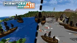 DRAINING THE BAY! | Hermitcraft 11 - Ep 26 | Minecraft Let's Play