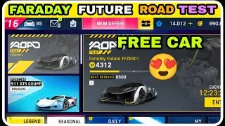 ASPHALT 9 ROAD TEST - faraday future FFZERO1- REWARDS & GAMEPLAY | GAMIE |