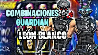 🔥COMBINACIONES DE ROPA INSANAS CON EL GUARDIÁN LEÓN BLANCO // OUTFITS INSANOS FF