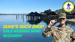 Duke's Deck Drop Gold Wedding Band