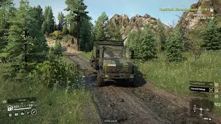 SnowRunner. Тест драйв UNIMOG - U404 DoKa.