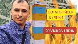 Валентин Капкан! Альпійські вулики! Бджільництво в Альпійських вуликах. Альпієць на практиці!