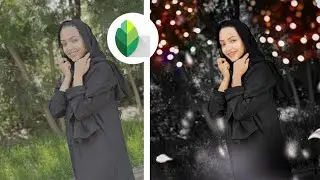 Snapseed only 2 Tricks - Creative Liton inspired Night Bokeh Dark Effect Photo Editing
