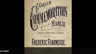 Grand Commemoration March by Frederic Fearnside (1882)