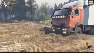 Spintires 03.03.16 Kamaz-5320 test Прямая трансляция-17