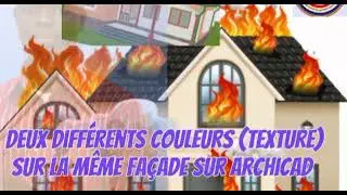 COMMENT AVOIR DEUX DIFFÉRENTS TEXTURE SUR LA MÊME FAÇADE AVEC ARCHICAD ?